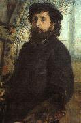 Portrait of Claude Monet, Pierre Renoir